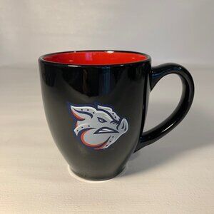Lehigh Valley Ironpigs "BACON USA MEMBER" Black Coffee Mug Cup Pennsylvania Mugs